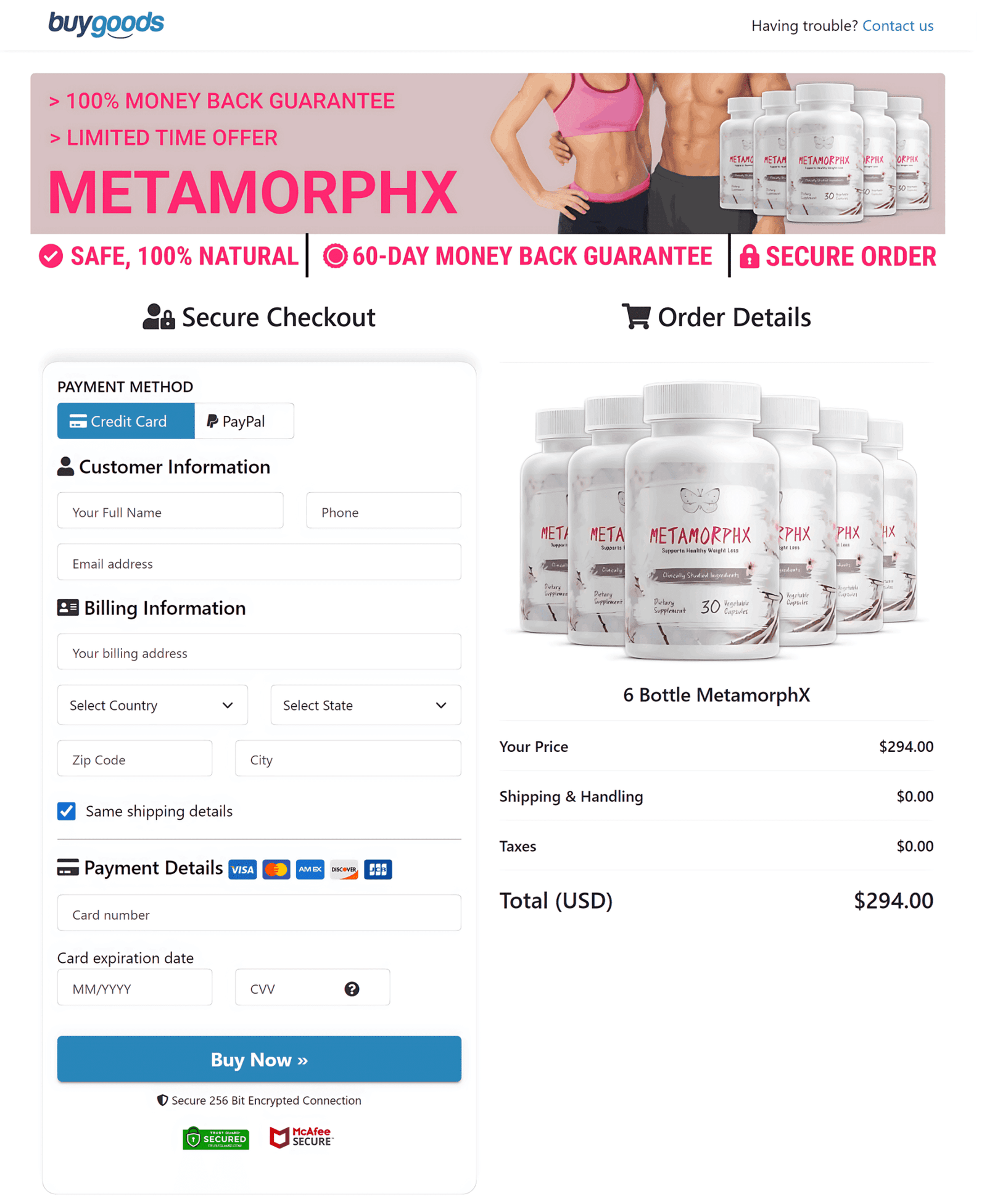 Metamorphx-order-page